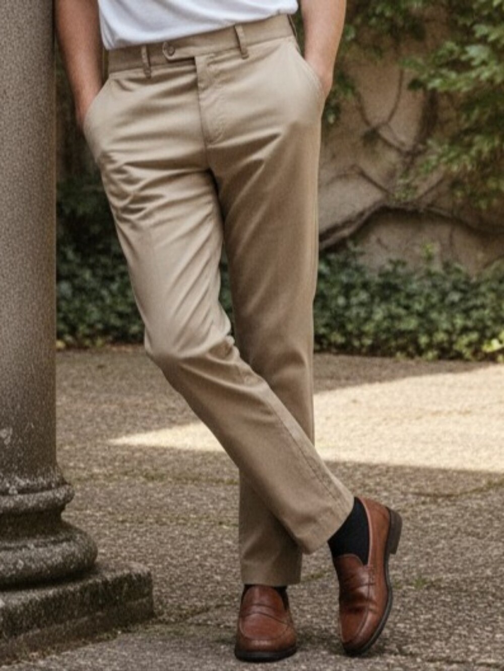 Abercrombie & Fitch Pants Mens Size 33x32 90s Straight Fit Khaki Stretch